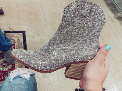 Harlow Rhinestone Booties - Size 6 left-301 BOOTS-Matisse-Adelyn Elaine's Boutique, Women's Clothing Boutique in Gilmer, TX