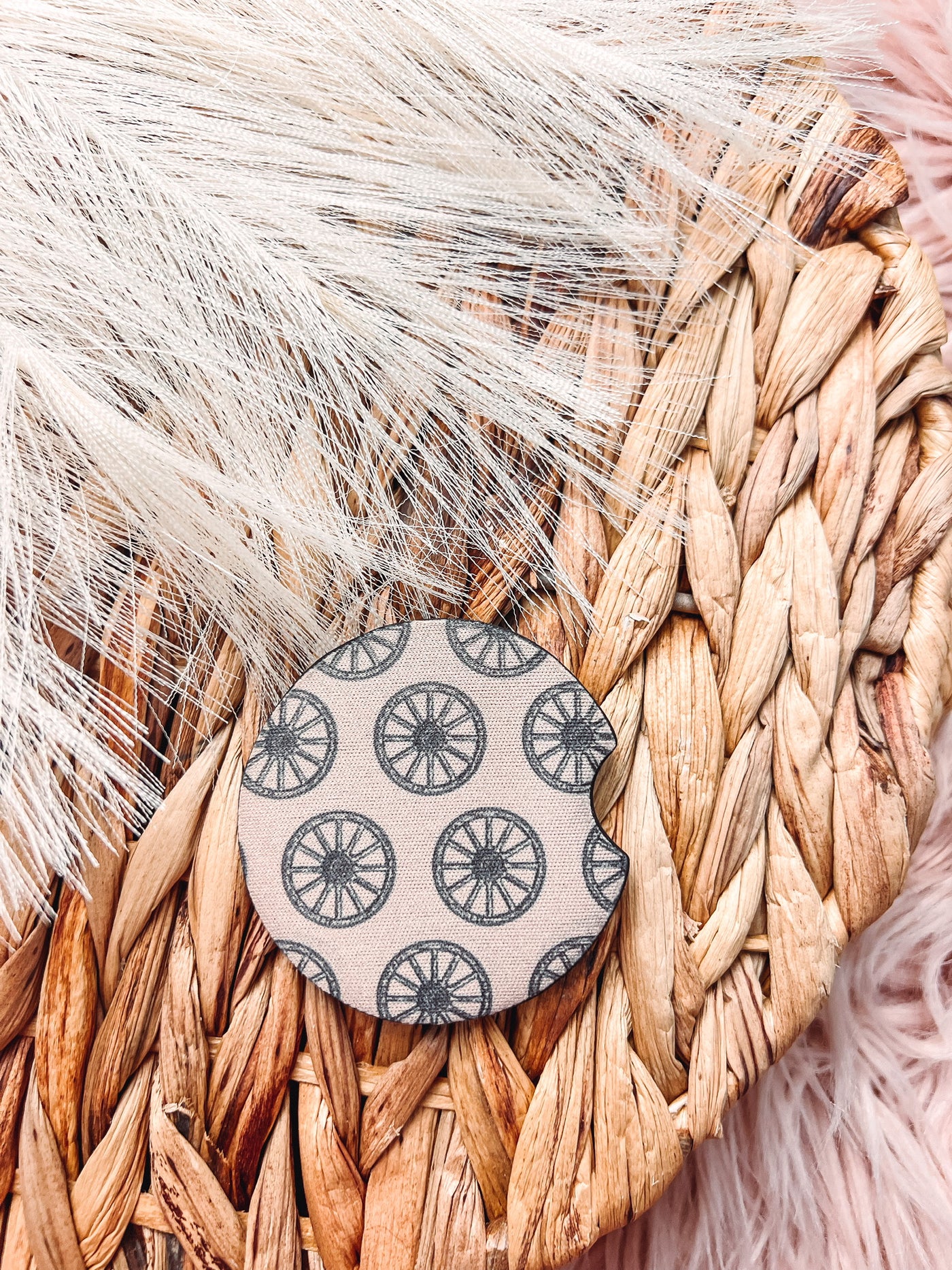 Terra Cotta Cowgirl - Rubber Car Coaster-401 CAR ACCESSORIES-Adelyn Elaine's-Adelyn Elaine's Boutique, Women's Clothing Boutique in Gilmer, TX