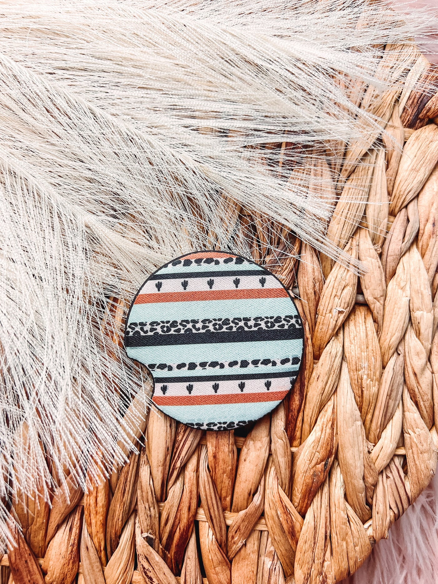 Terra Cotta Cowgirl - Rubber Car Coaster-401 CAR ACCESSORIES-Adelyn Elaine's-Adelyn Elaine's Boutique, Women's Clothing Boutique in Gilmer, TX